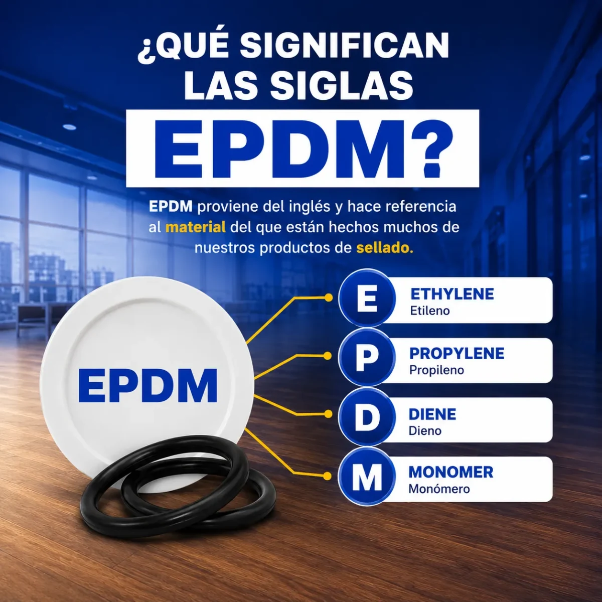 ¿QUE SIGNIFICAN LAS SIGLAS EPDM?