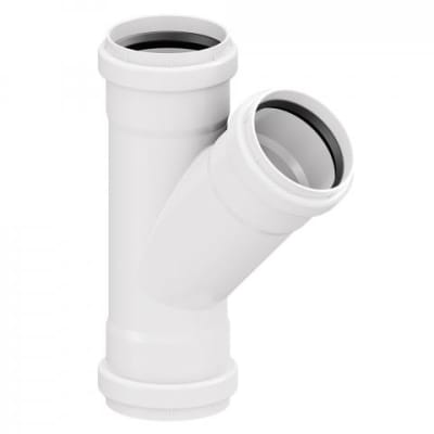 TEE REDUCCIÓN  PVC SANITARIO BLANCO1