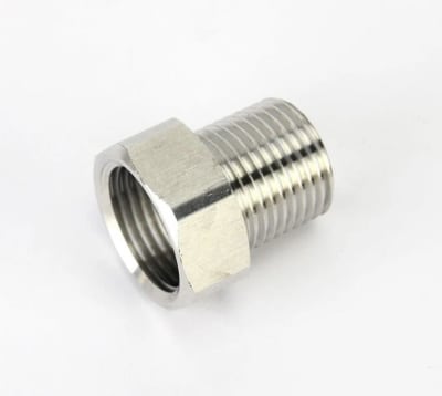 ADAPTADOR INOXIDABLE HI (BSP) - HE (NPT)1