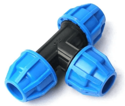 TEE HDPE COMPRESION1