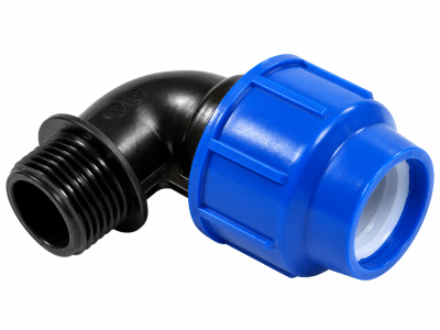 CODO REDUCCION HDPE COMPRESIÓN 25MMX1/2