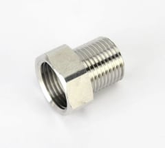 ADAPTADOR INOXIDABLE HI (BSP) - HE (NPT)