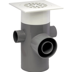 PILETA UNIVERSAL PVC SANITARIO GRIS 40X50X75X110MM