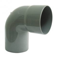 CODO PVC SANITARIO GRIS 90°