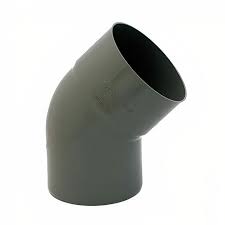CODO PVC SANITARIO GRIS 45°