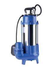 BOMBA SUMERGIBLE AGUAS SUCIAS / DRENAJE  WVSD 75F / 1HP IMP 2