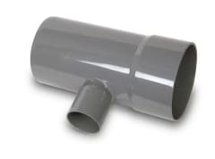 TEE REDUCCIÓN PVC SANITARIO GRIS
