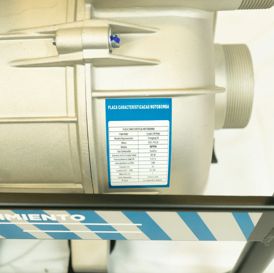 MOTOBOMBA GASOLINA EGP40 - 4
