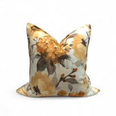 Funda Floral Amarillo Mostaza