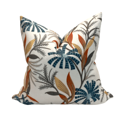 Funda Floral Geo Azul