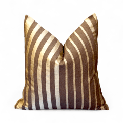 Funda Rayas Marrón Dorado
