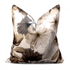 Funda Floral Marrones 55x55cm