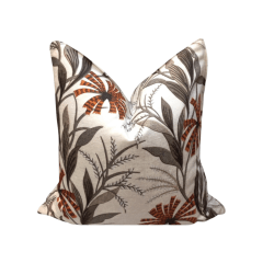 Funda Floral Naranja Geo 50x50cm