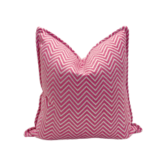 Funda Chevron Fuccia jacquard Hilada