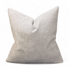 Funda Terciopelo Gris Ondas