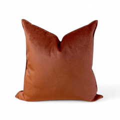 Funda Terracota Terciopelo
