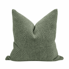 FUNDA DE COJÍN VERDE TERCIOPELO TRAMA