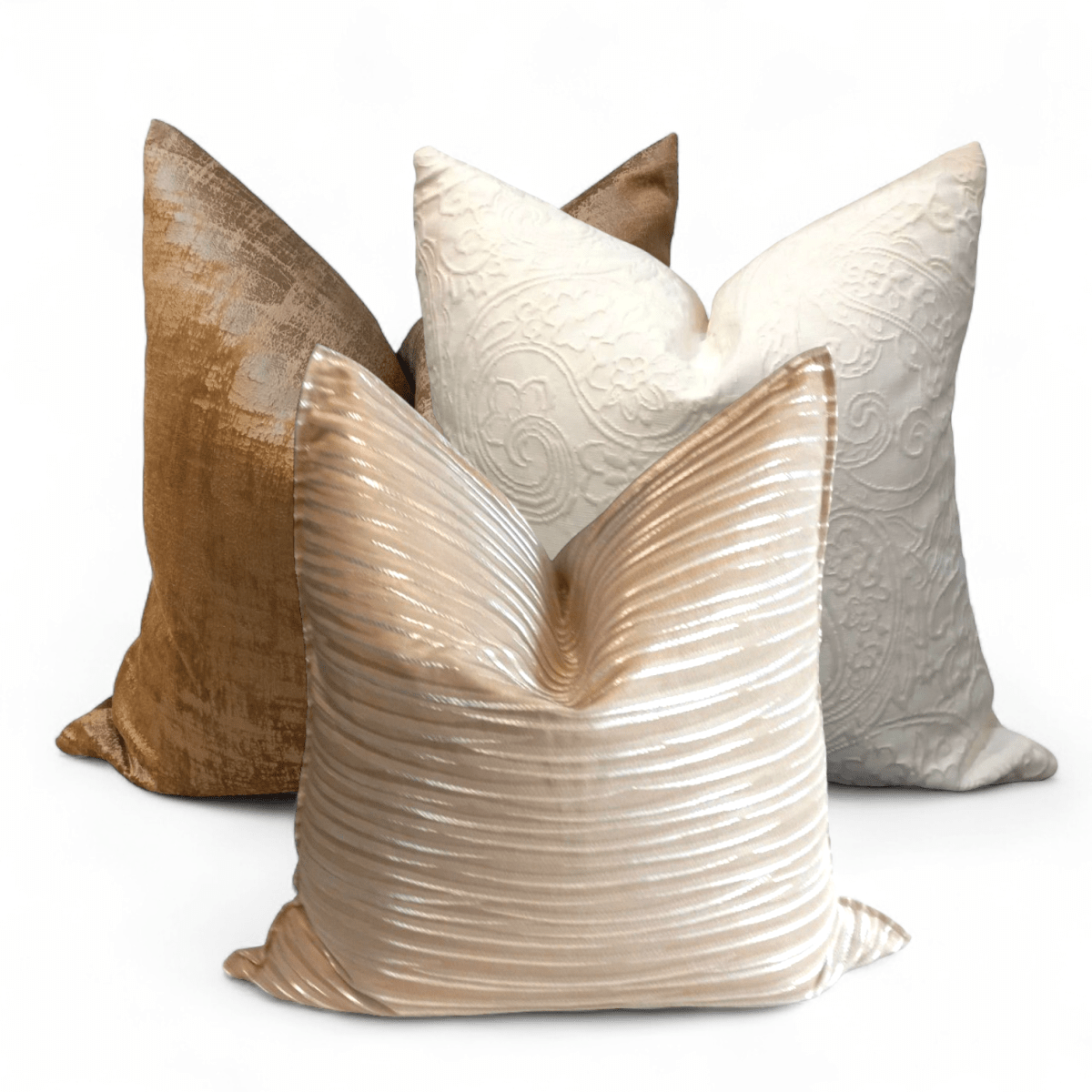 SET DE COJINES LUXOR AVELLANA EN NAPA SOFT1