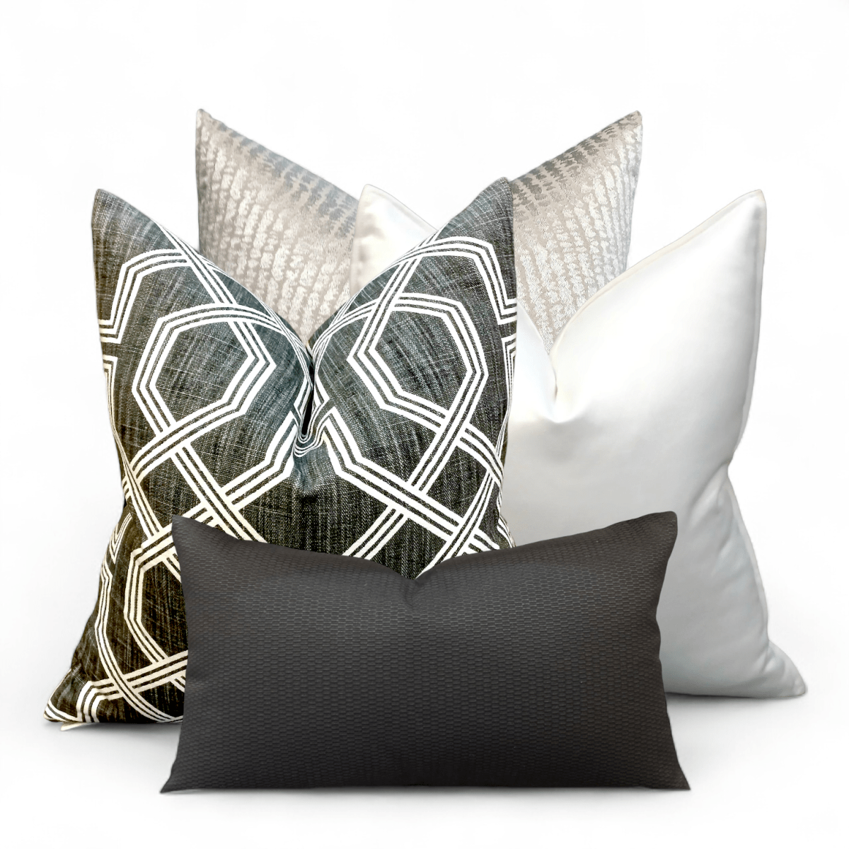 SET DE COJINES LUXOR VIENA GEOMÉTRICO EN NAPA SOFT1