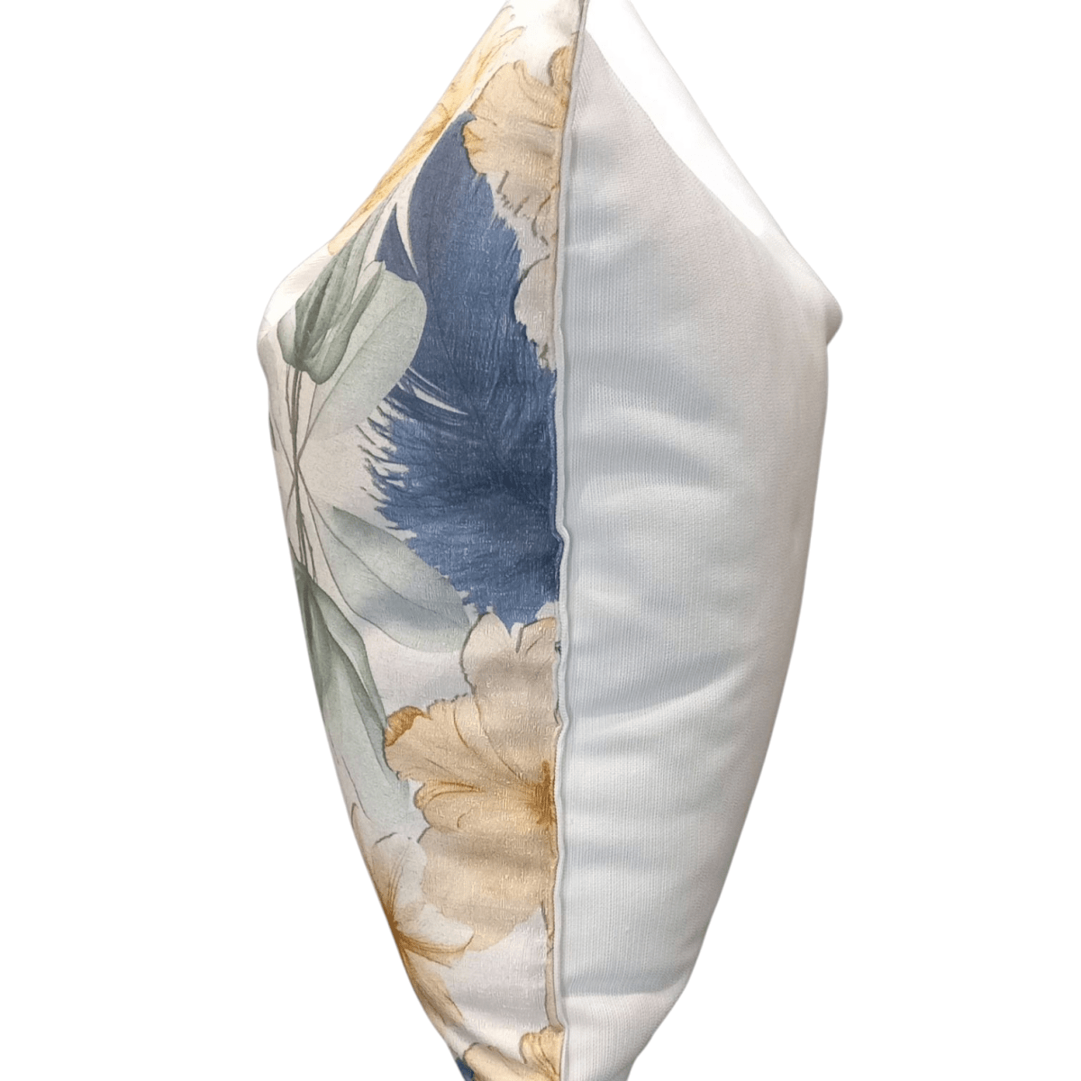 Funda Floral Azules Amarillo 55x55cm2