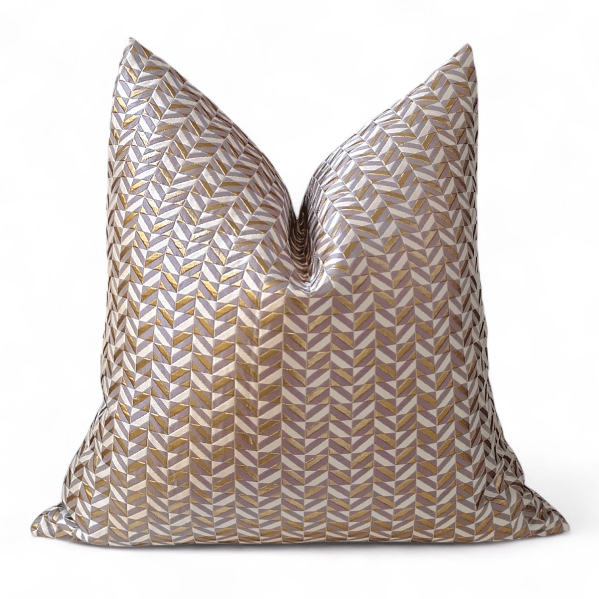 Funda Jacquard Luxor Lila Oro 50x50cm1