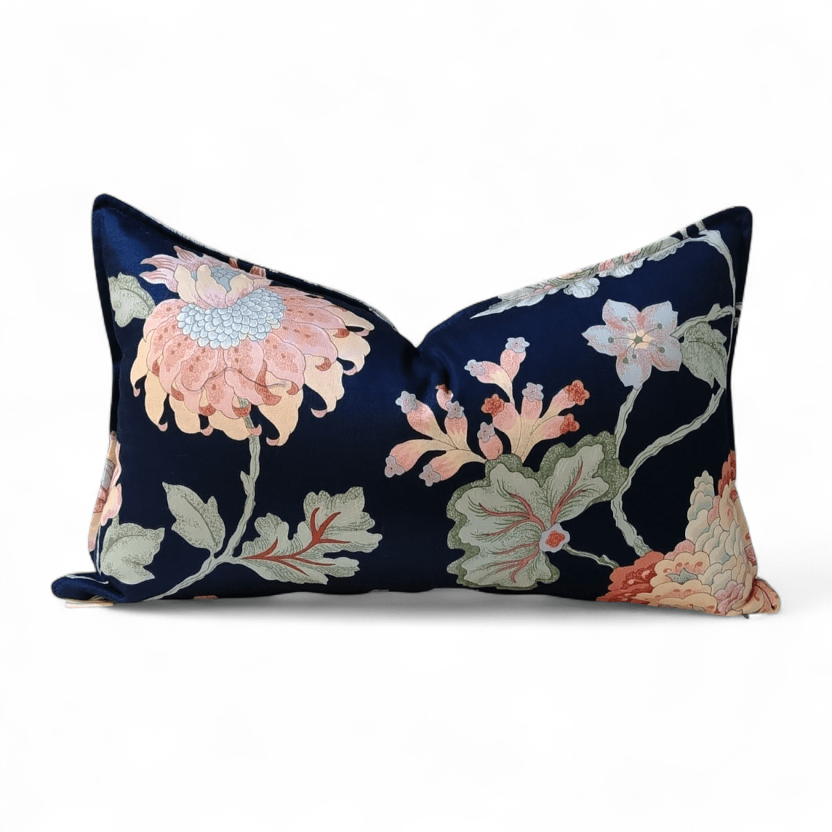 Funda Satén Floral azul2