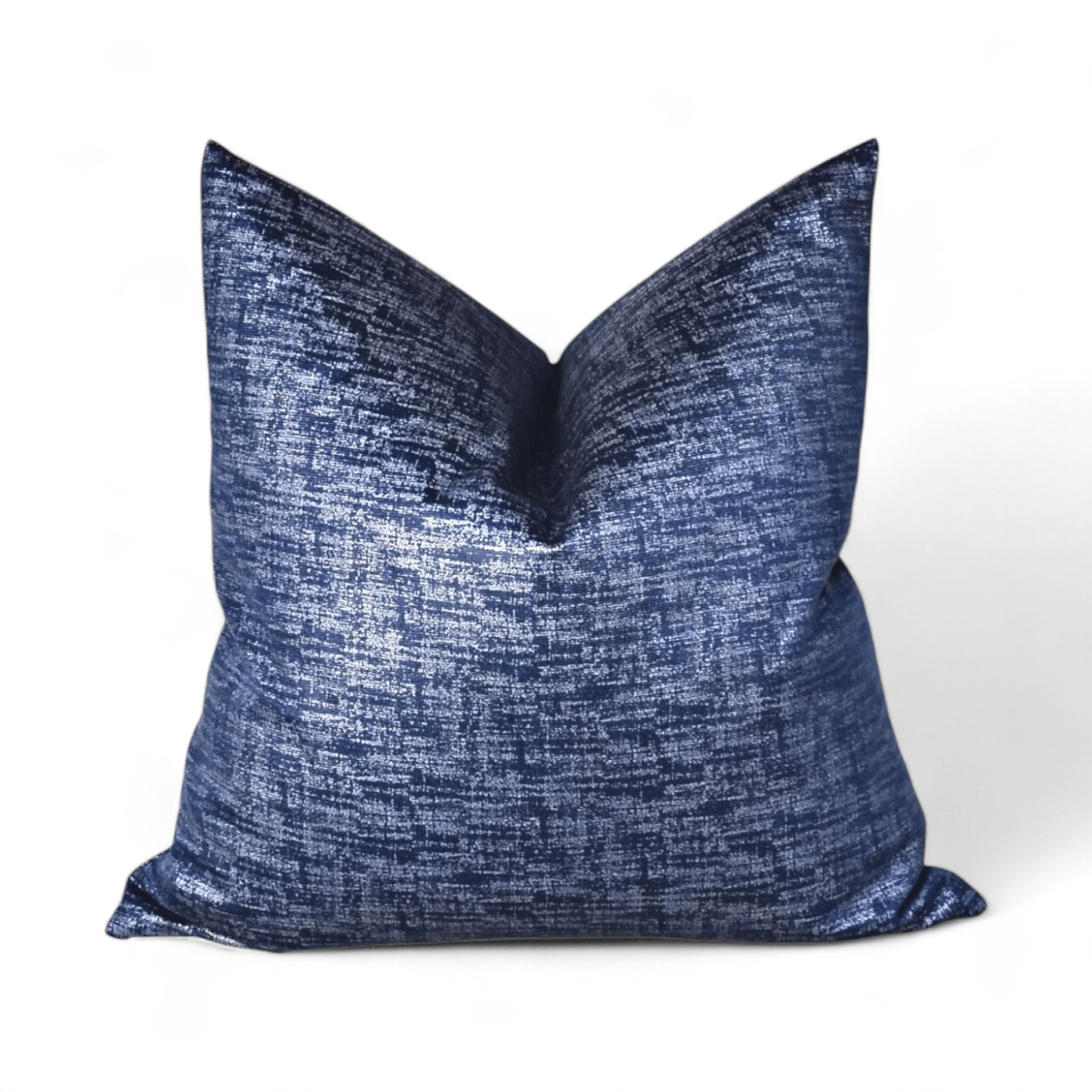 Funda Terciopelo Azul Plata 50x50cm1