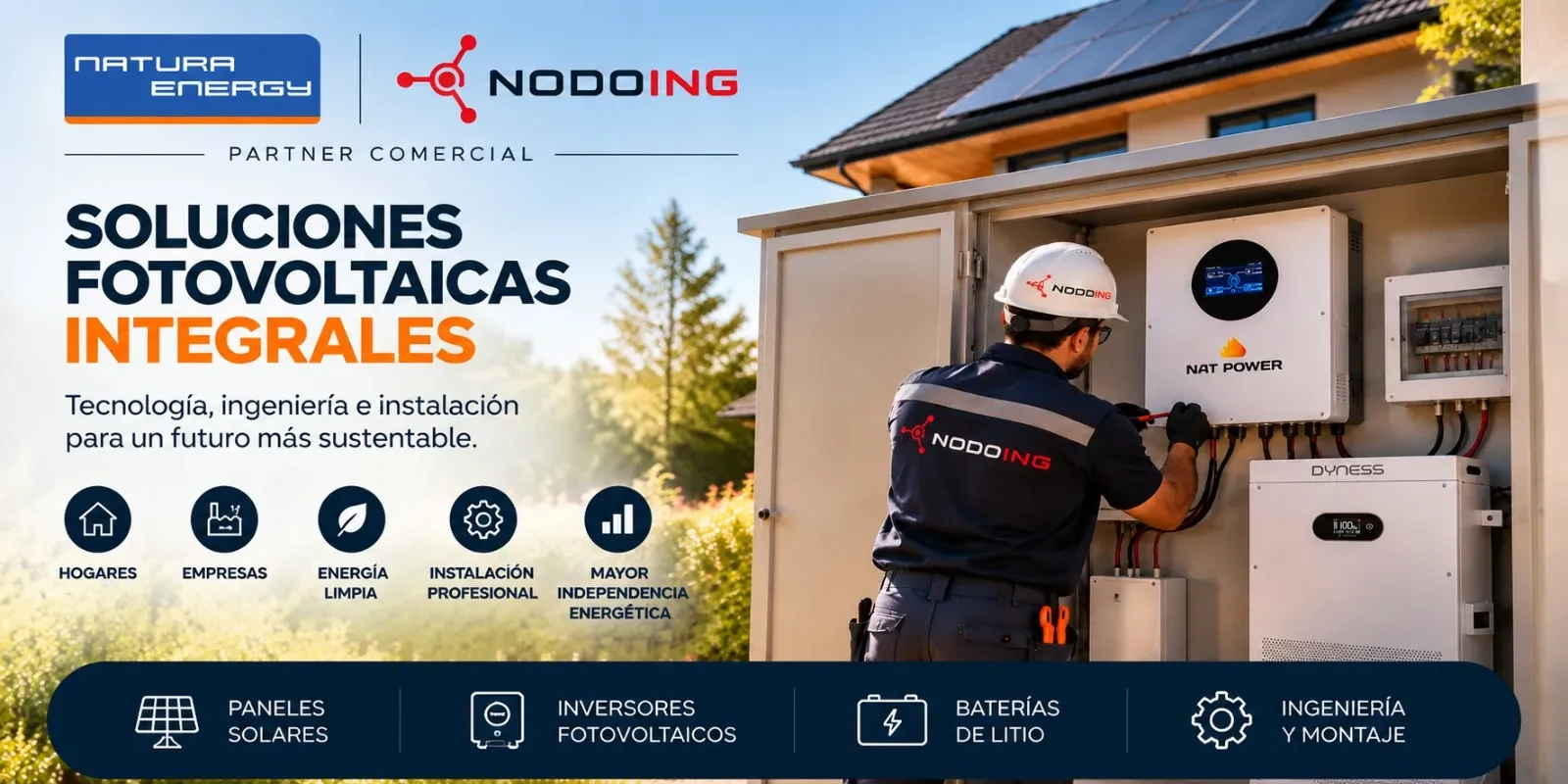 Natura Energy da la bienvenida a Nodoing como nuevo partner de su canal de distribución