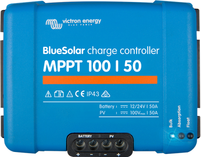 Regulador de Carga Victron BlueSolar 100V 50A 12/24V MPPT