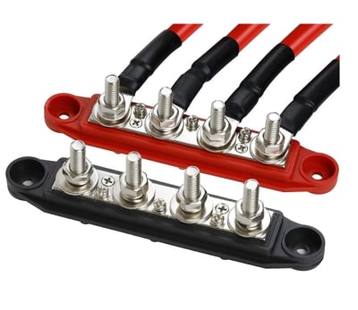 Barra Repartidora 250A 48V Negra