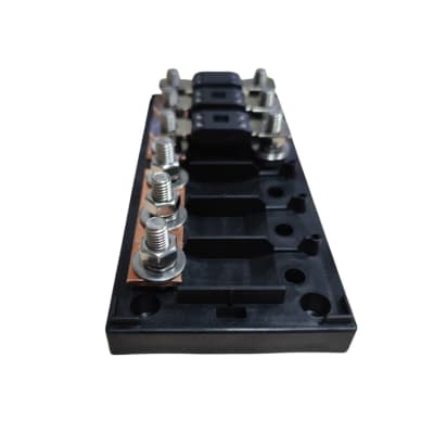 Barra Repartidora 300A 58V 3 Pernos + 3 Fusibles Mega
