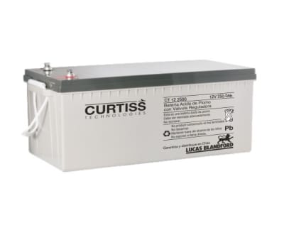 Batería Curtiss 250Ah 12V AGM Ciclo Profundo
