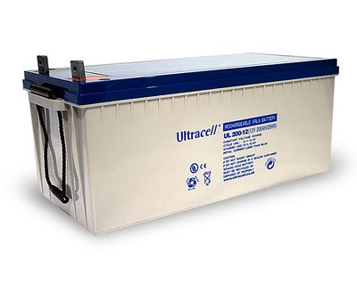 Batería AGM 200Ah 12V Ciclo Profundo, Ultracell