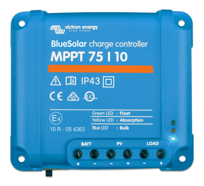 Regulador de Carga Victron BlueSolar 75V 10A 12/24V MPPT
