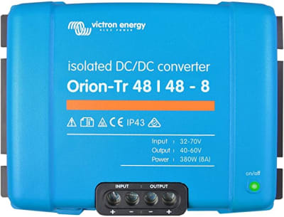 Victron Conversor DC/DC Orion-Tr 48V a 48V 6A (salida) 280W Galv. Aislado IP43