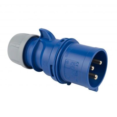 Enchufe Industrial Macho Volante 2P+T 16A
