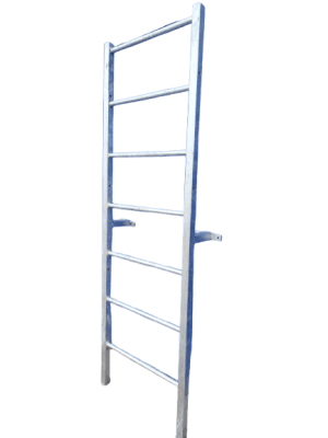 Escalera Gatera sin Anillos de Seguridad - Sección 1 Metro