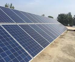 Estructura de Soporte a Piso 10 Paneles de 72 Celdas