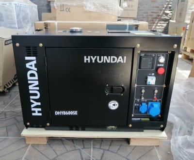Generador Diesel Hyundai 6,3kVA con Partida a 2 Hilos