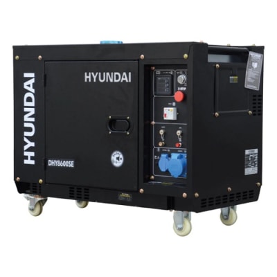 Generador Diesel Hyundai 6,3kVA con Partida a 2 Hilos