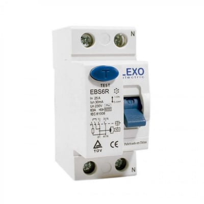 Interruptor Diferencial Tipo AC 25A 30mA