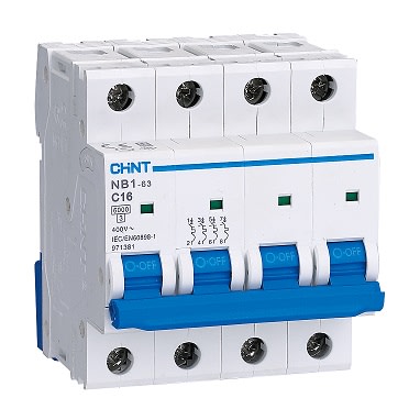 Interruptor Automático Tipo C 4P 16A