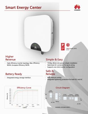 Inversor On Grid Huawei 5kW Monofásico SUN2000-5KTL