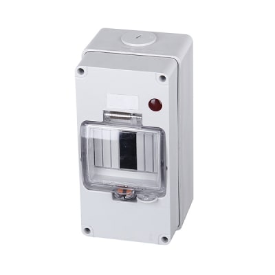 Tablero Eléctrico Estanco Sobrepuesto 4 Modulos Riel DIN