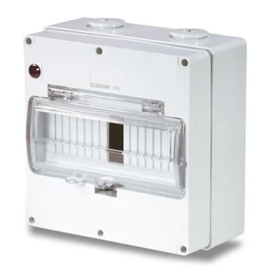 Tablero Eléctrico Estanco Sobrepuesto 12 Módulos Riel DIN