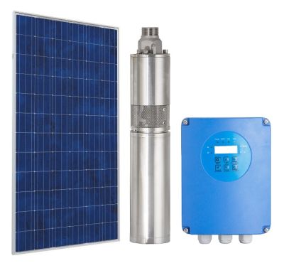 Kit Bomba Solar Pozo Profundo 3 Pulg 24V 1.5m3/hr 70mca 230W