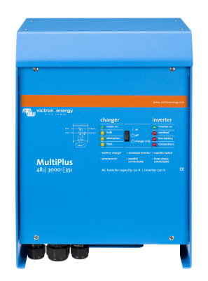 Inversor Cargador Victron Multiplus 3000VA 48V 230V 50Hz carga 35A, conmutación 16A