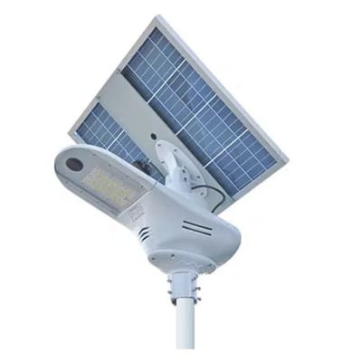 Luminaria Solar LED 40W 6400 Lm con Panel Ajustable