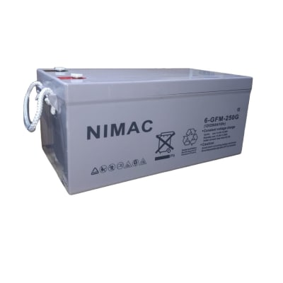Batería Nimac 250Ah 12V GEL Ciclo Profundo