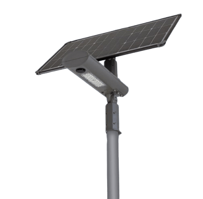 Luminaria Solar Publica 6000 Lúmenes 6000°K con Panel Ajustable